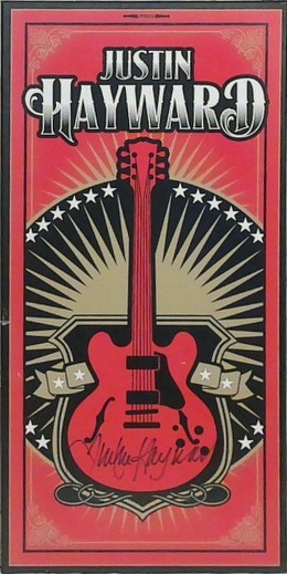 Justin Hayward Red Guitar